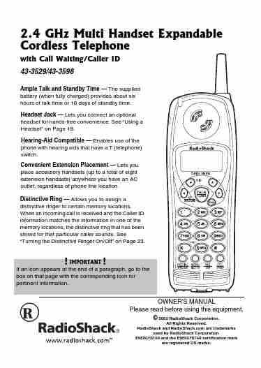 Radio Shack Cordless Telephone 43-3529-page_pdf